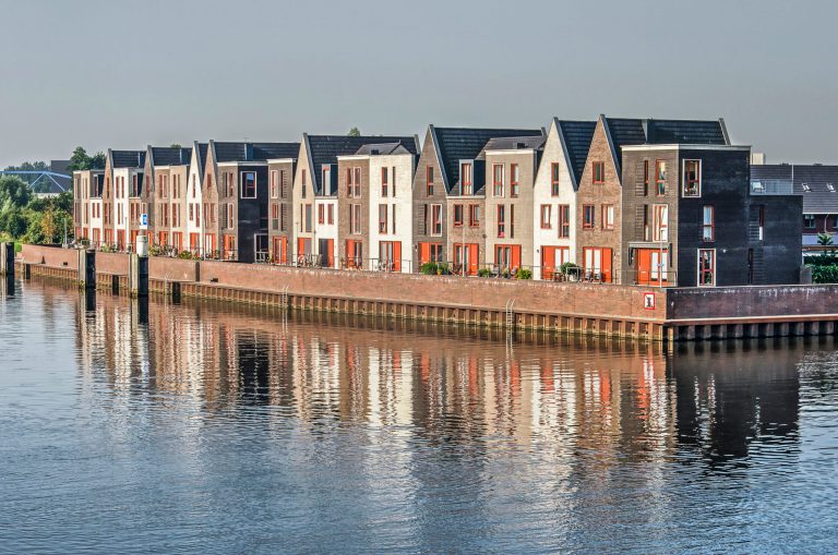 Aanzicht woningen Frankhuis Stadshagen