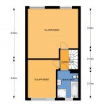 Plattegrond Zwanenbloem 36 Stadshagen Zwolle