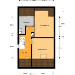 Plattegrond Hoekwoning-Stadshagen-Zwolle Peermos 3 Zwolle - Voorst Makelaardij