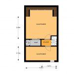 plattegrond Dotterbloem 50 Stadshagen Zwolle