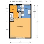 Plattegrond Cannenveltstraat 6 Stadshagen Zwolle