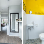 Tussenwoning aan de Canneveltstraat 8 in Stadshagen (Zwolle), aangeboden door Voorst Makelaardij. De woning heeft vrij uitzicht, een uitgebouwde woonkamer, moderne L-keuken, vijf slaapkamers, dakkapel met rolluiken, zonnepanelen (2022) en energielabel A.