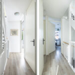 Tussenwoning aan de Canneveltstraat 8 in Stadshagen (Zwolle), aangeboden door Voorst Makelaardij. De woning heeft vrij uitzicht, een uitgebouwde woonkamer, moderne L-keuken, vijf slaapkamers, dakkapel met rolluiken, zonnepanelen (2022) en energielabel A.