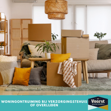 Woningontruiming bij verhuizing naar een verzorgingstehuis of na overlijden in Zwolle? Voorst Makelaardij begeleidt u rustig en persoonlijk.